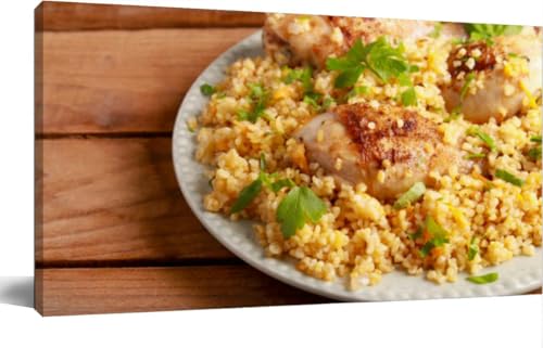 Spicy chicken drumsticks Canvas Wall Art Large Framed Prints Pictures