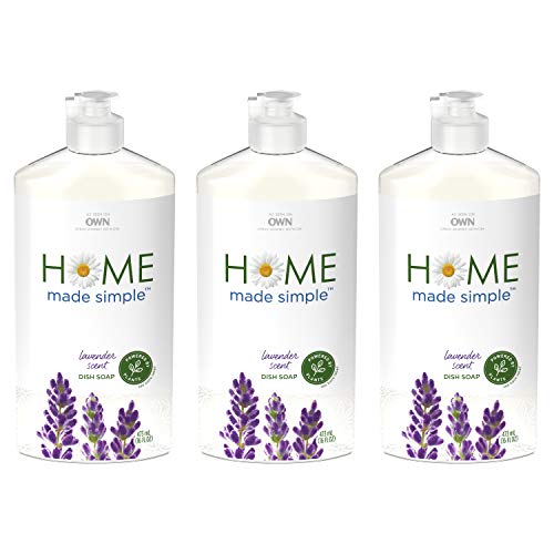 Home Made Simple Natural Dish Soap, Lavender Scent, 48 Fluid Ounce