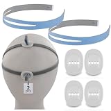 Dreamfinder AirFit P10 Headgear Strap Replacement 2-Pack – Compatible with ResMed AirFit P10 Nasal Pillow CPAP Mask, Adjustable Elastic No-Slip Strap, Secure Fit All Night, Durable Comfortable Design
