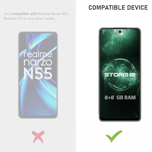 Image of DD SON Tempered Glass Screen Protector Compatible for Lava Storm 5G (11D) with Edge to Edge Coverage and Easy Installation kit