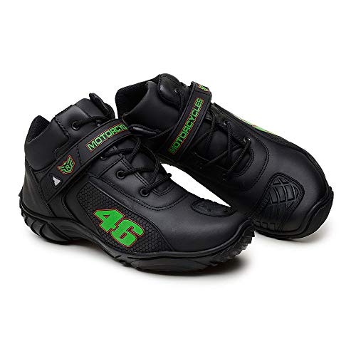 Bota Motociclista Aprilia Preta 8130P