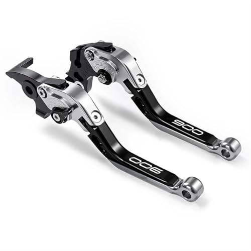 IPEVMLZ Für Kawasaki Z900 Z 900 2017-2022 2023 2024 Motorrad Verstellbarer Zusammenklappbarer Einziehbarer Bremshebel-Kupplungshebel Hebel(Black Titanium)
