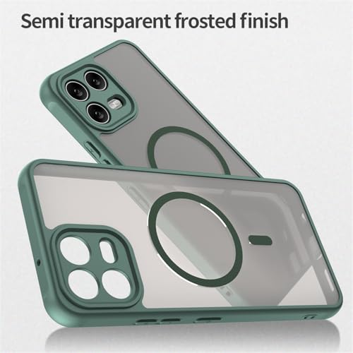 Image of Compatible with T-Mobile Revvl 8 Pro Case Cover,Compatible with MagSafe,Anti-Fall,Compatible with T-Mobile T Phone 3 Pro 5G Cell Protective Phone Case Green