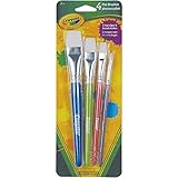 Crayola Kids Paint Brushes, 4 Count