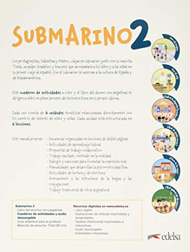 Submarino 2 Podręcznik + Zeszyt ćwiczeń + online: Pack: Libro del alumno + Cuaderno + audio descarga