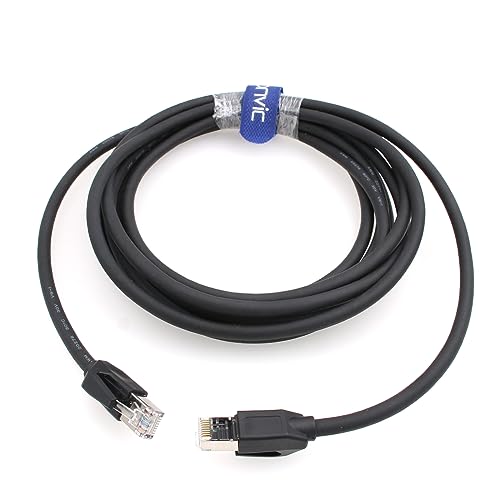 Cable Ethernet RJ45 macho a macho Cat 5e 1 m negro miniatura 2