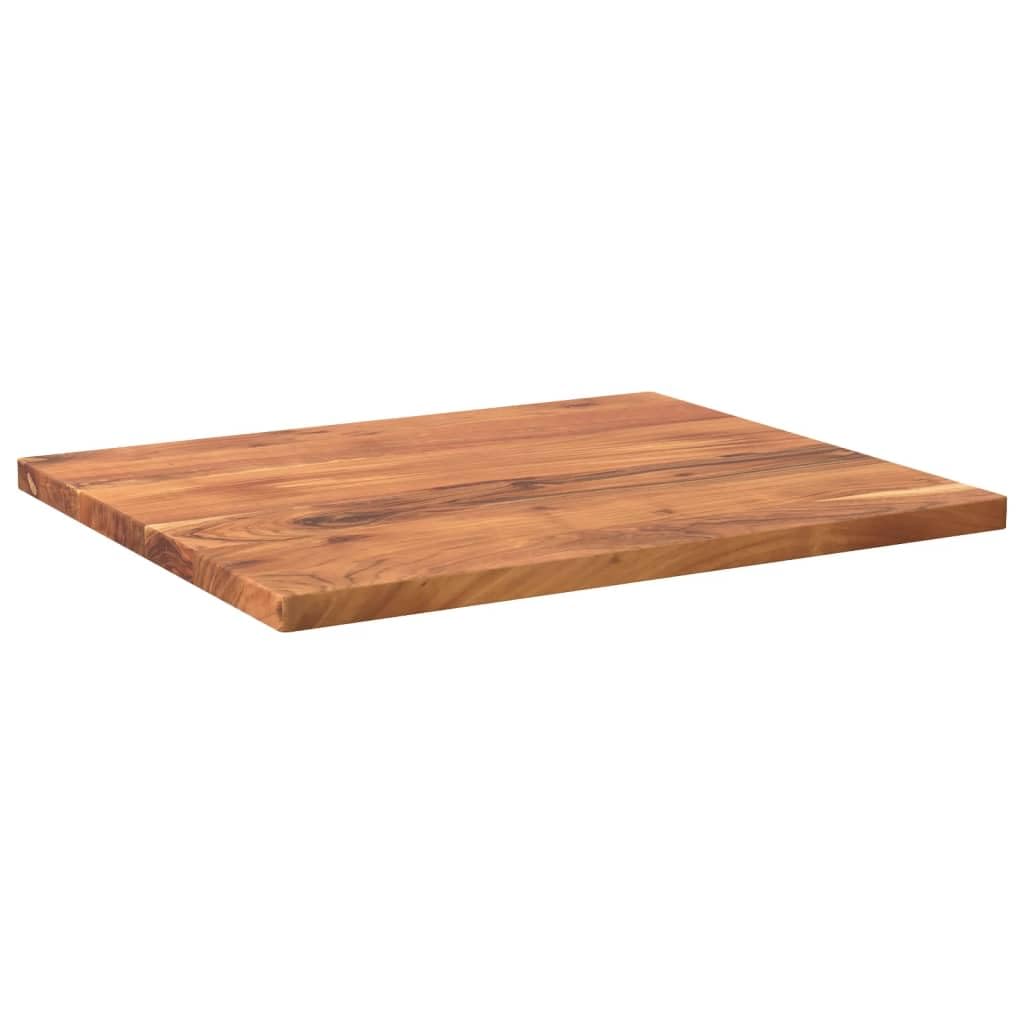 vidaXL Piano Tavolo 60x50x3,8 cm Rettangolare Legno Massello Acacia, Piano per Tavolo Rettangolare, Piano Tavolo in Legno, Piano per Tavolo da Pranzo