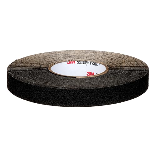 Image of 3M Safety-Walk Slip-Resistant Medium Resilient Tapes & Treads 310, Black, 1 in x 60 ft, Roll, 4 /Case