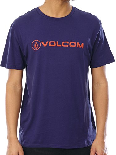 Volcom Linoeuro BSC SS Camiseta, Hombre, Azul Ciruela, S