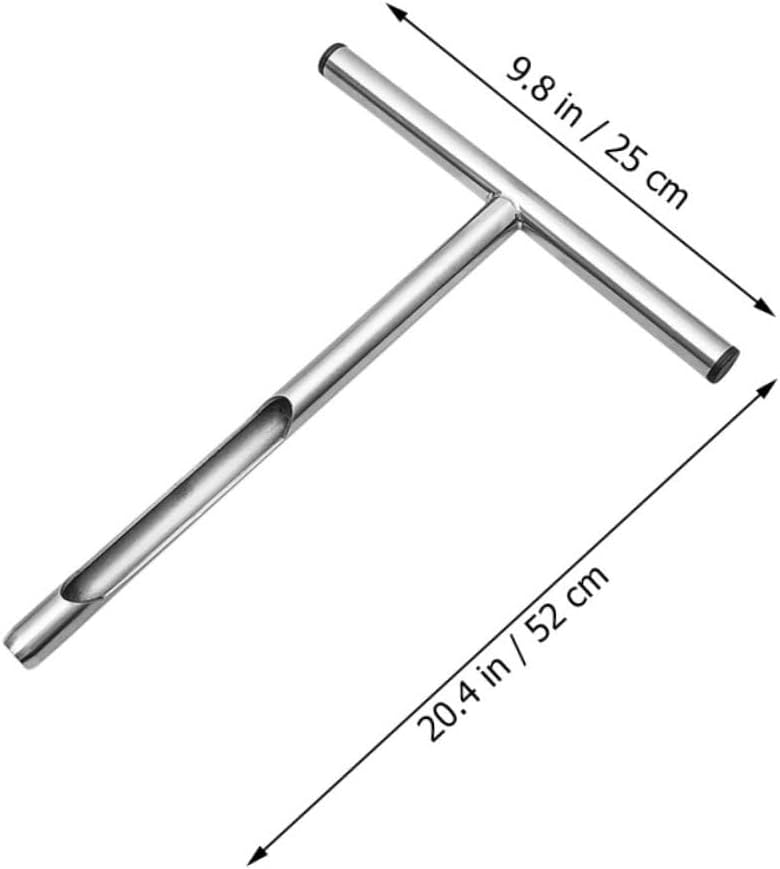 Handle Stainless Steel Soil Sampler Probe Tool for Accurate Soil Testing Design for Lawn Garden and Agriculture Use