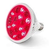 Elitzia Bombilla infrarroja de 660 nm roja y 850 nm Near Infrared Bulb Accesorio para dispositivo de luz infrarroja ET350 ETPAR38 (Blanco)