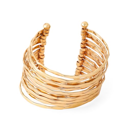 Image of Rubans Cuff Bracelet Stylish Statement Western Jewellery Gift for Women & Girls