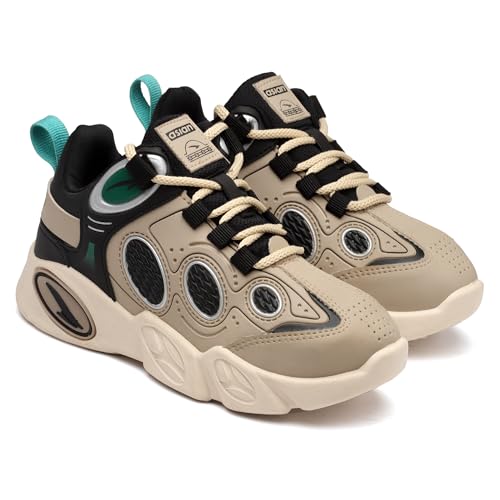 Image of ASIAN Kids VISION-01 Stylish Casual Chunky Sneakers with Laces for Boys, Trendy and Comfortable Shoes Perfect, Walking, and Outdoor Play, Lightweight and Durable Design Suitable for Kids