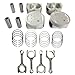 G4KE 2.4L Engine Rebuild Overhaul Kit w/Crankshaft Pistons & Con-Rod Fit for 07-19 Hyundai Grandeur Sonata Tucson Azera Kia Sorento Forte Optima Rondo G4KE 2.4L 23111-2G230 234102G200