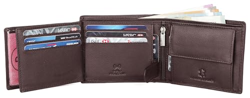 Image of WildHorn Rfid Protected Leather Wallet For Men, Brown