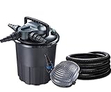 Filtre à pression Von lampe UVC 24 W pour bassin jusqu'à 20 000 litres