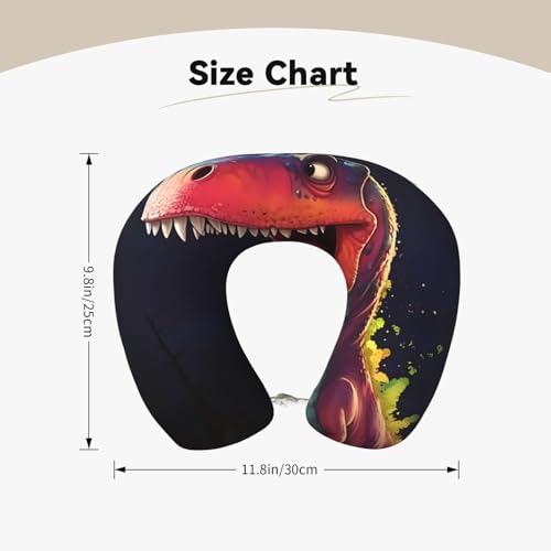 Almohada de Memoria para Cuello Dinosaurio U-Shape miniatura 4