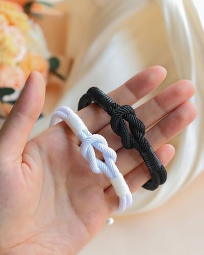 Pinky Promise Knot Bracelets, Couple Gifts Christmas Anniversary Valentines Men Women Boyfriend Girlfriend4