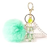 YOU WIZV Porte-clés ours mignon Kawaii pour femme, ours en peluche en gélatine...