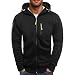 Sweatjacke Herren Mit Kapuze Zipper Hoodie Übergangsjacke Kapuzenjacke Mit Reißverschluss Sport Sweatshirt Kapuzenpullover Sportjacke Pullover Zip Hoodies Für Männer Jacket Trainingsjacke Winterjacke