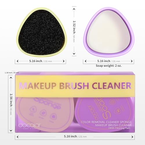 Docolor DO-QJH06-1 Makeup Brushes Cleaner Set Solid Soap Cleanser thumb #7
