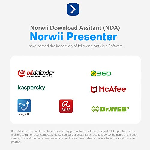 Ricaricabile - Presentatore Wireless NORWII N75RBK...