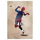 artboxONE Poster 30x20 cm Sport Badminton-Sport 