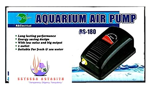 RS Electrical RS-180 Original Imported Plastic Aquarium Super Silent Oxygen Air Pump (B07MP8LG6D) Amazon Price History, Amazon Price Tracker
