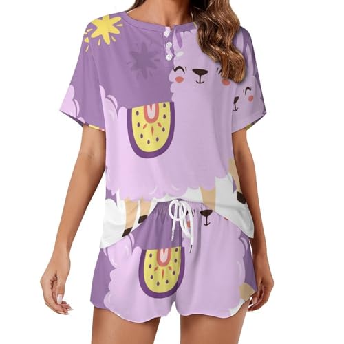 Pyjama alpaga femme pour vos soirées cocooning et douces nuits d'été