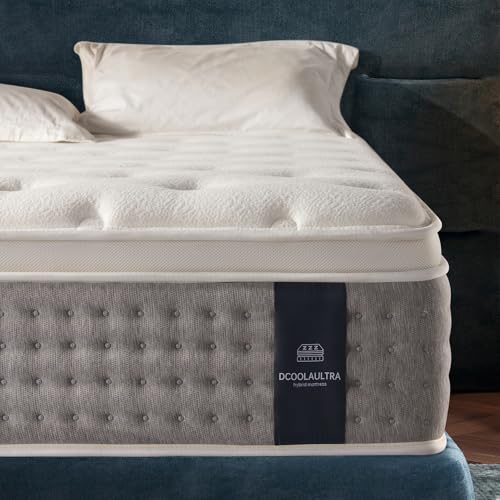 DCOOLAULTRA Twin Mattress 10 Inch,Medium Firm Hybrid with Memory Foam& Individually Wrapped Pocket...