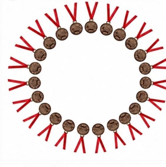3rd Place Bronze Winner Medals Pack of 24 with Neck Ribbons | Premium Metal Award Medals for Sports, School Competitions, Kids, Running, Cricket, Football, Dance, Quiz & Achievement Ceremony (2)-image-16