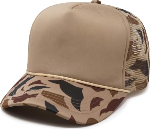 Image of Funky Junque Blank Mesh Foam Lightweight Snapback Trucker Hat