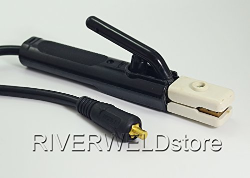 Electrode Holder 300A Manual Mma Arc Welding 10-25Mm Connector And Lead Cable 3M #TOP3