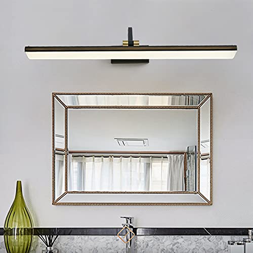 Luz frontal de espejo LED para el tocador de baño moderno y funcional 7