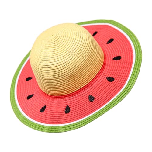 Sombrero de playa para niña con sandías, ideal para proteger del sol en sus juegos al aire libre