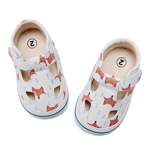 Infant Boys Girls Printed Shoes First Walkers Shoes Summer Toddler Hollow Out Breathable Flat Sandals 2c Shoes for Girls2