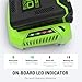 Greenworks PRO 80V Lithium Ion Single Port Rapid Battery Charger GCH8040
