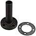 WERMA 975.840.10 Base with Integrated Tube, Pa-gf, Black