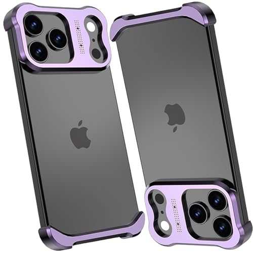 t[X ^op[P[X iPhone 17 Pro Max/17 Pro/17 Air/17 p, A~XtBbgJo[, ϏՌGAobOpی, MfUC y(Purple,17 Pro Max)