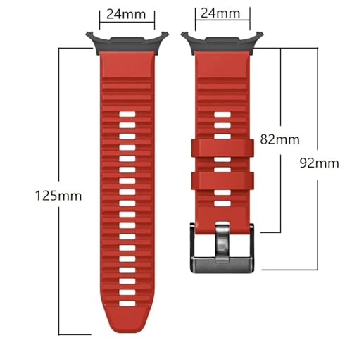 Bracelet Samsung Galaxy Watch 7 boucle silicone ajustable