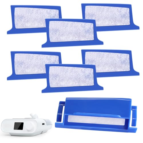 CPAP-Filter Kompatibel mit Philips Respironics DreamStation 1 CPAP-Luftfiltern Ersatzfilter 1 wiederverwendbare Filter 6 Einwegfilter