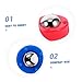 Kisangel 40pcs Tabletop Game Accessory Shuffleboard Roller Beads Rolling Balls Supplies for Shuffleboard Table