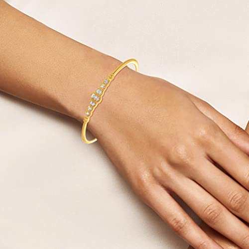 Image of Senco Gold & Diamonds Illuminating Grace Diamond Noa Bangle