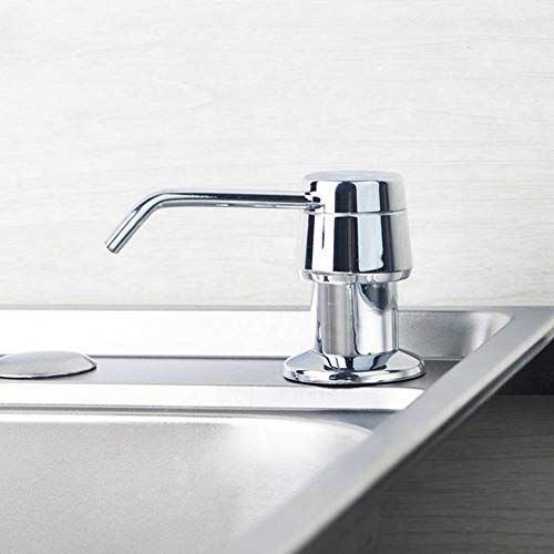 Preisvergleich Produktbild JIANGJIE Edelstahl Verchromung Hochwertige Küche Handwaschbecken Seifenspender