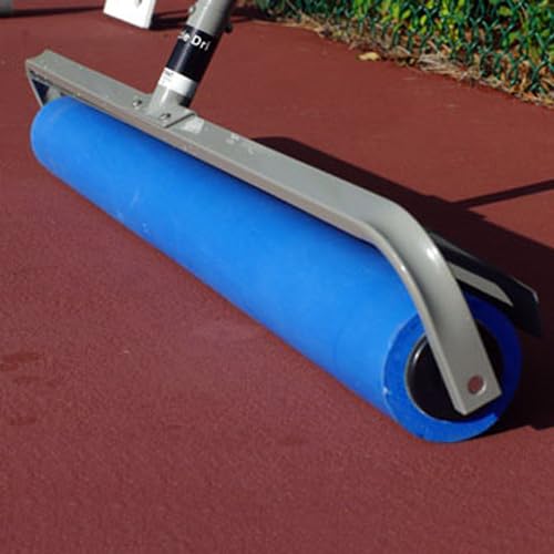 Putterman Miracle Dri Complete Tennis Court Water Removal Squeegee (Blue) - Optional Replacement Roller