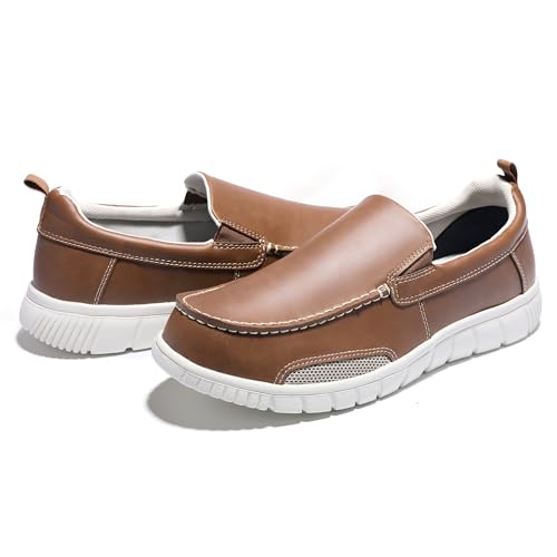 Mens Fashion Sneakers Boat Shoes Slip On Men Loafer Shoes Stylish Casual Loafers Deck Shoes for Men4
