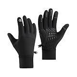 Livwellia Winter Cycling Gloves Windproof Fleece Motorcycle Waterproof Touchscreen Warm Thick Driving Skiing-5-Xl