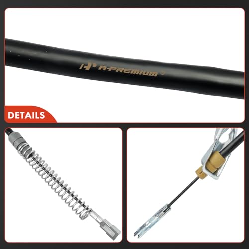 Cable de freno de estacionamiento trasero izquierdo Ford E-150 soluciona palanca floja 7