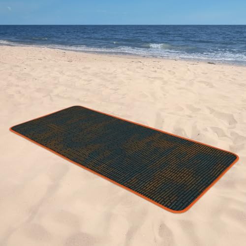 Serviette de bain velours corail code de programmation pour plage et voyage - 8