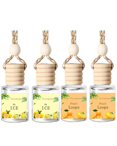 Image of Hanging Car Air Freshener Diffuser, Long Lasting Essential Oil Diffuser, Premium Hanging Scent Air Freshener for Car Interior, Odor Eliminator to Refresh Driving Space and Create Aromatic Car Oasis